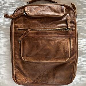 Free People genuine leather backpack